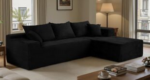 Unboxing Comfort: Our Take on the Black Cloud Sectional Sofa