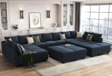 How We Made Space Stylish with HONBAY’s Velvet Modular Sofa