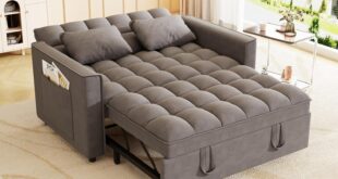 Our Take on the Cozy 3-in-1 Velvet Loveseat Sleeper Sofa