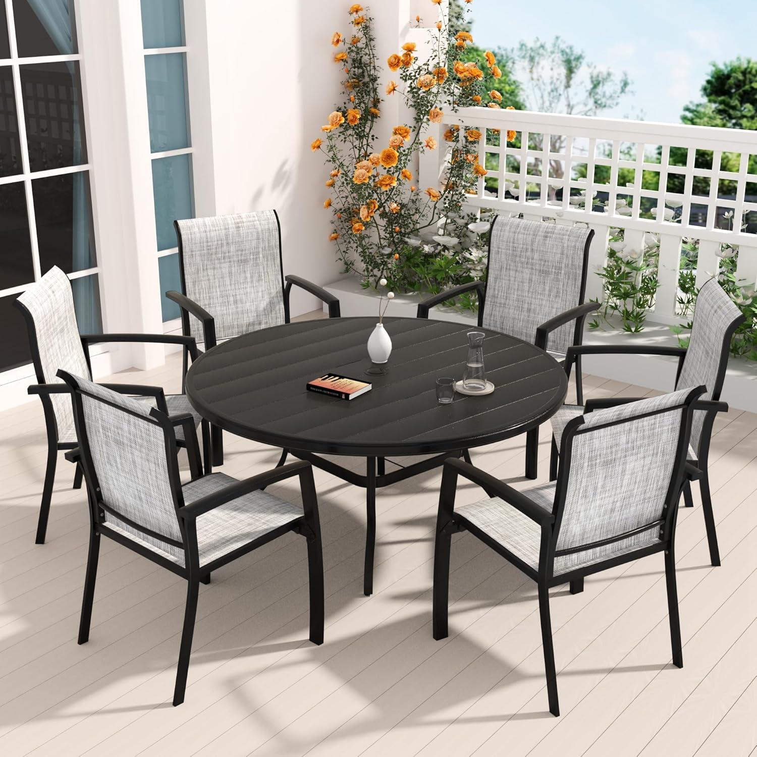 Our Honest Take on the 7pcs Patio Dining Set: Stylish and Sturdy