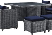 Our Take on the Ergode Summon Patio Set: Stylish, Durable, Navy Vibes
