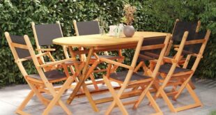 Our Experience with the 7-Piece Black Eucalyptus Patio Dining Set