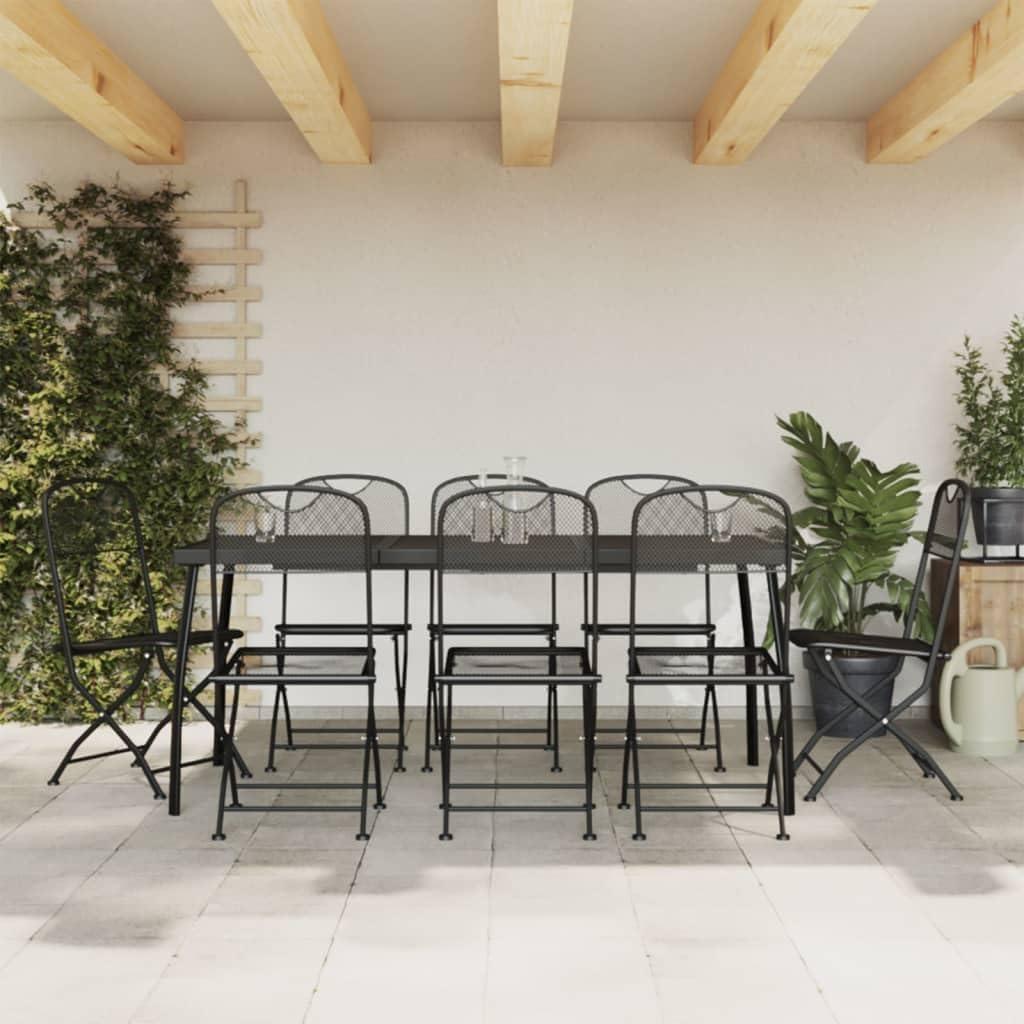 Our Honest Take on the 9-Piece Anthracite Patio Dining Set