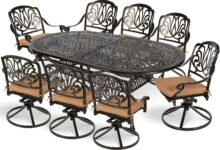 Our Honest Take on the MEETWARM 9-Piece Patio Dining Set