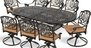 Our Honest Take on the MEETWARM 9-Piece Patio Dining Set