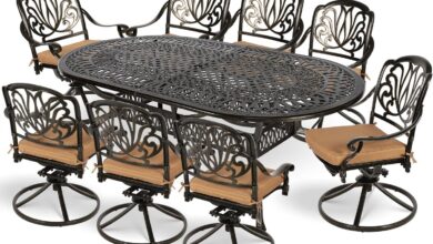Our Honest Take on the MEETWARM 9-Piece Patio Dining Set