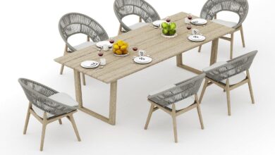 Our Take on the 6-Seat Weathered Teak Dining Set: Style & Strength
