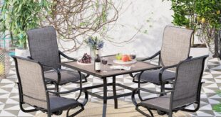 Our Take on the Maison Arts 5-Piece Patio Dining Set: Comfort Meets Style