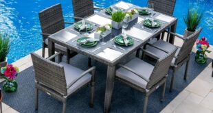 Our Take on the Bari 7-Piece Patio Set: Stylish, Durable Dining