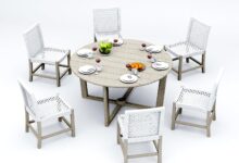 Our Honest Take on the 6-Seater Weathered Teak Dining Set