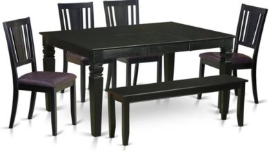 Our Take on East West Furniture’s Sleek 6-Piece Dining Set