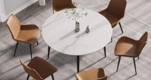 Why We Love Our Modern Round Dining Table for 6: Stylish & Sturdy