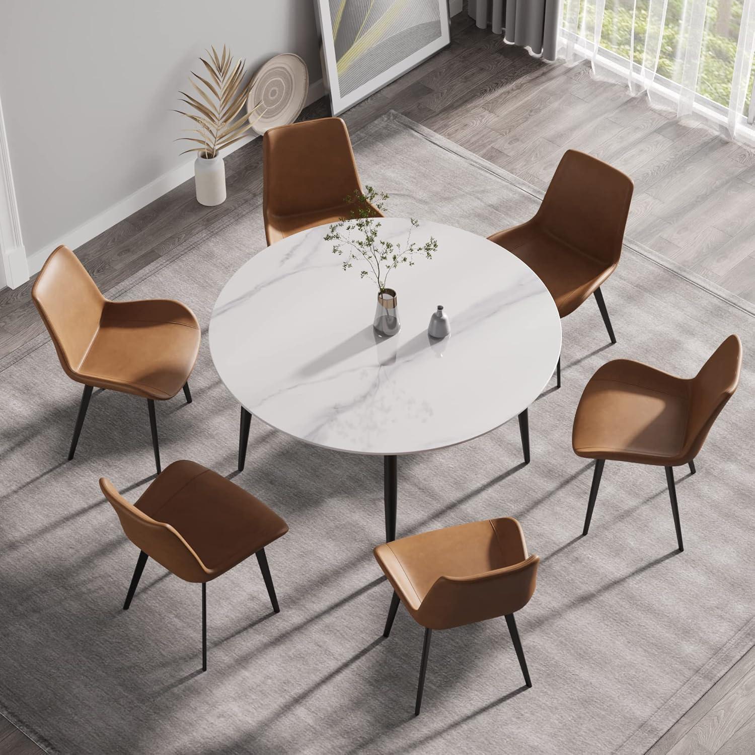 Why We Love Our Modern Round Dining Table for 6: Stylish & Sturdy