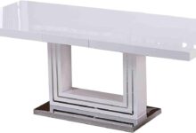Our Take on the Sleek Master Furniture BA207WT White Dining Table