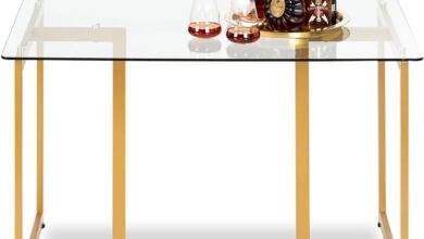 Our Take on the FurnitureR Glass Dining Table’s Stylish Strength