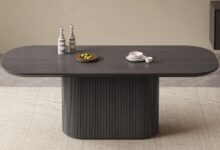 Our Take on the Sleek 86″ Modern Oval Dining Table