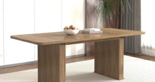 Our Take on the Modern Wood Dining Table with Double Pedestal Base