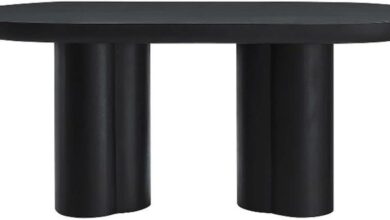 Why We Love the Modway Caspian 72″ Oval Concrete Table