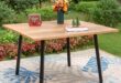 How We Loved the MIXPATIO 4-Person Outdoor Dining Table