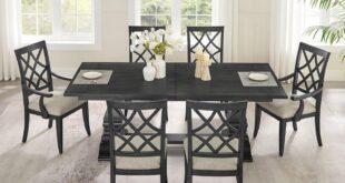 How We Loved the Retro Extendable Wooden Dining Table Set