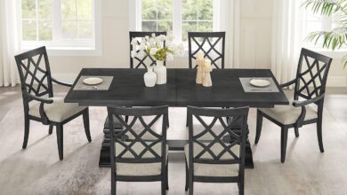 How We Loved the Retro Extendable Wooden Dining Table Set