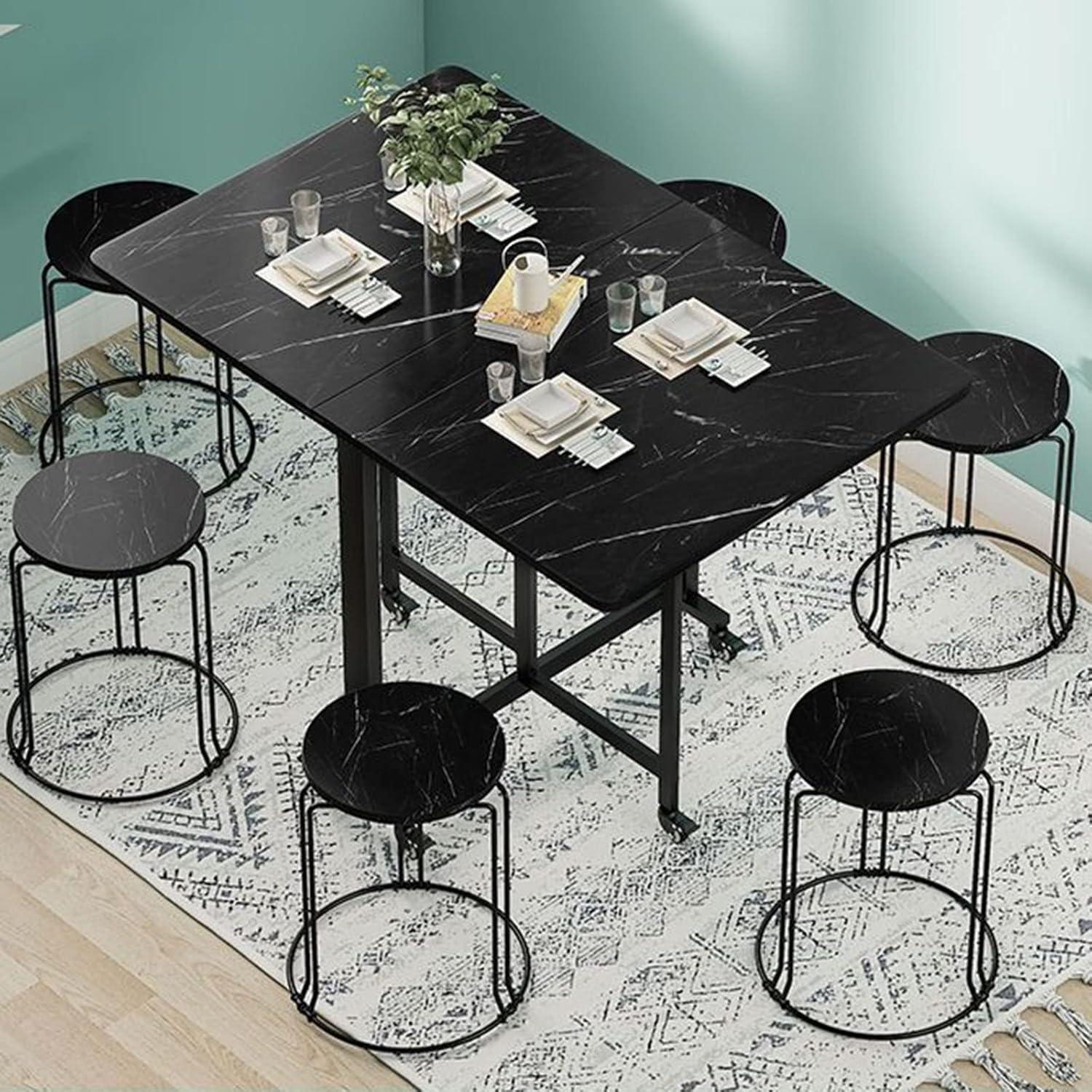 Our Experience with the Modern Folding Dining Table and Stools Set