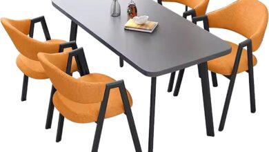 Our Take on the Stylish Orange Dining Set for Home and Office