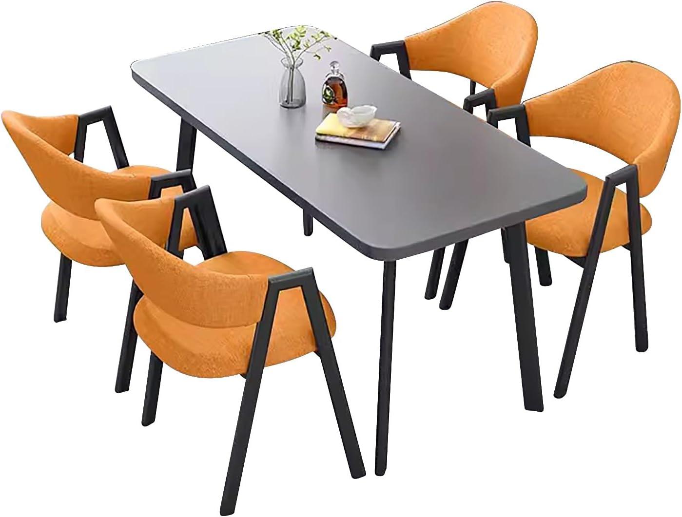 Our Take on the Stylish Orange Dining Set for Home and Office