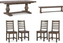 Our Take on the Home Square Wood Dining Set: Rustic, Roomy, Reliable