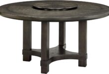 Gather ‘Round: Our Take on the Lazy Susan Dining Table for Six