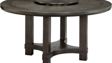 Gather ‘Round: Our Take on the Lazy Susan Dining Table for Six