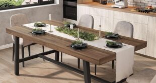 Why We Chose the GarveeHome Industrial Dining Table for Our Family Gatherings