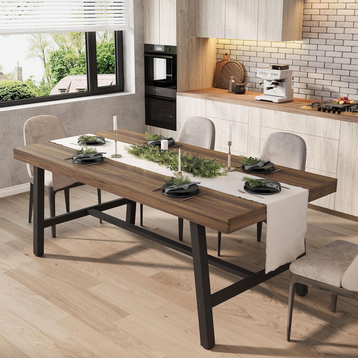 Why We Chose the GarveeHome Industrial Dining Table for Our Family Gatherings