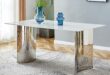Our Take on the Sleek Marble-Style Dining Table for Six