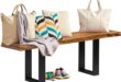 Our Take on the Alpine Live Edge Acacia Wood Bench: Rustic & Reliable