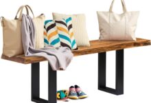 Our Take on the Alpine Live Edge Acacia Wood Bench: Rustic & Reliable