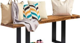 Our Take on the Alpine Live Edge Acacia Wood Bench: Rustic & Reliable