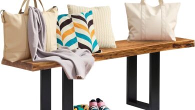 Our Take on the Alpine Live Edge Acacia Wood Bench: Rustic & Reliable