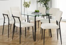 Our Take on the Modern Glass Dining Set: Sleek, Sturdy, and Spacious
