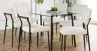 Our Take on the Modern Glass Dining Set: Sleek, Sturdy, and Spacious