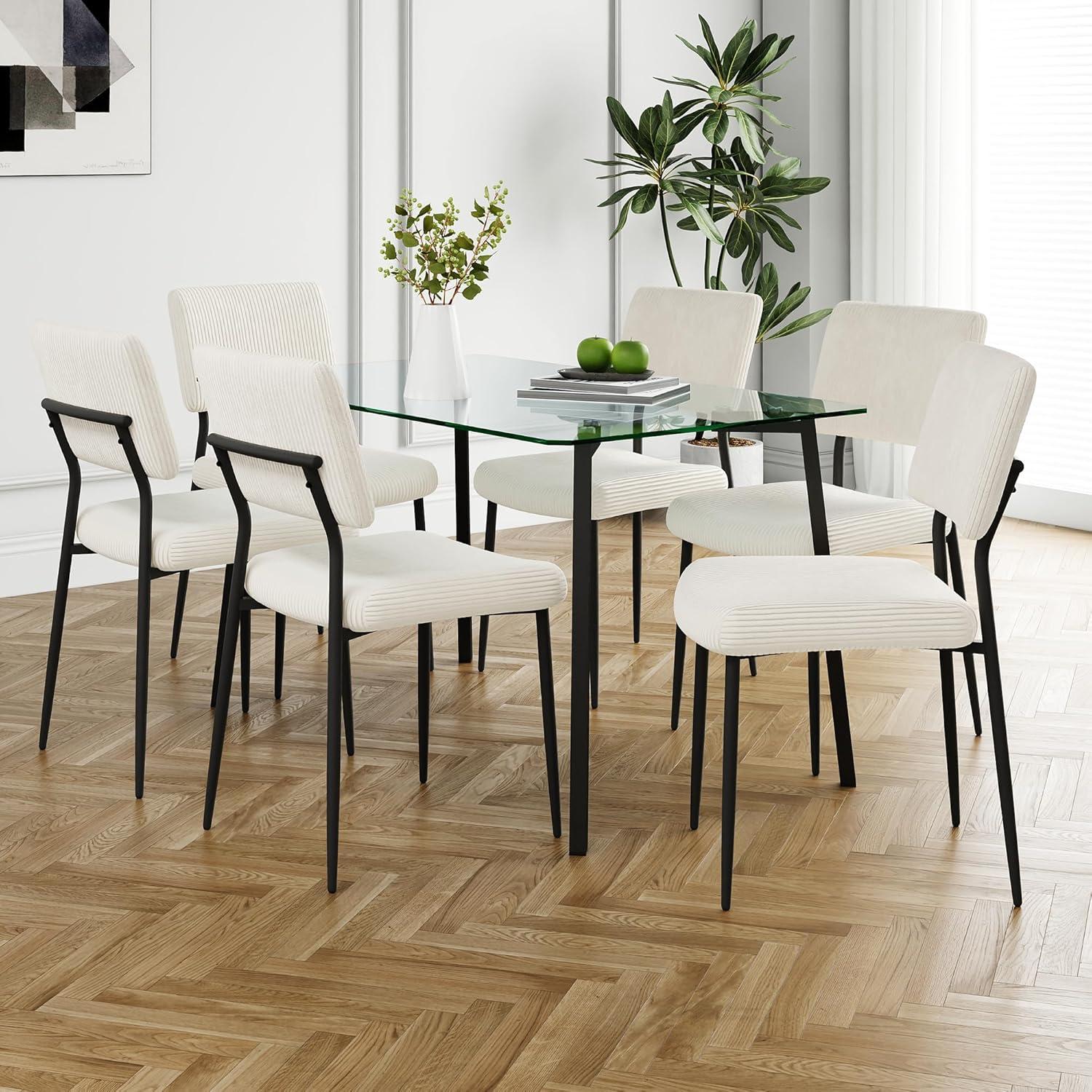Our Take on the Modern Glass Dining Set: Sleek, Sturdy, and Spacious