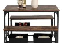 How We Loved the FurnitureR 3-Piece Dining Set for Small Spaces