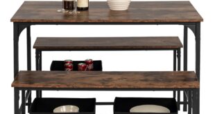 How We Loved the FurnitureR 3-Piece Dining Set for Small Spaces