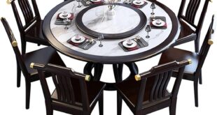 Why We Love the HOLIV Marble Kitchen Table for Small Spaces