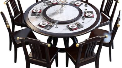 Why We Love the HOLIV Marble Kitchen Table for Small Spaces