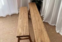 Our Take on the Solid Wood Farmhouse Bench: Sturdy and Stylish