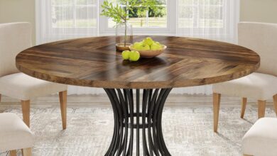 Why We Love Tribesigns’ Round Farmhouse Table for Our Space