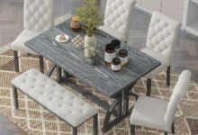Our Honest Take on the Retro 6-Piece Grey Wash Dining Set