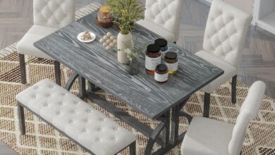 Our Honest Take on the Retro 6-Piece Grey Wash Dining Set