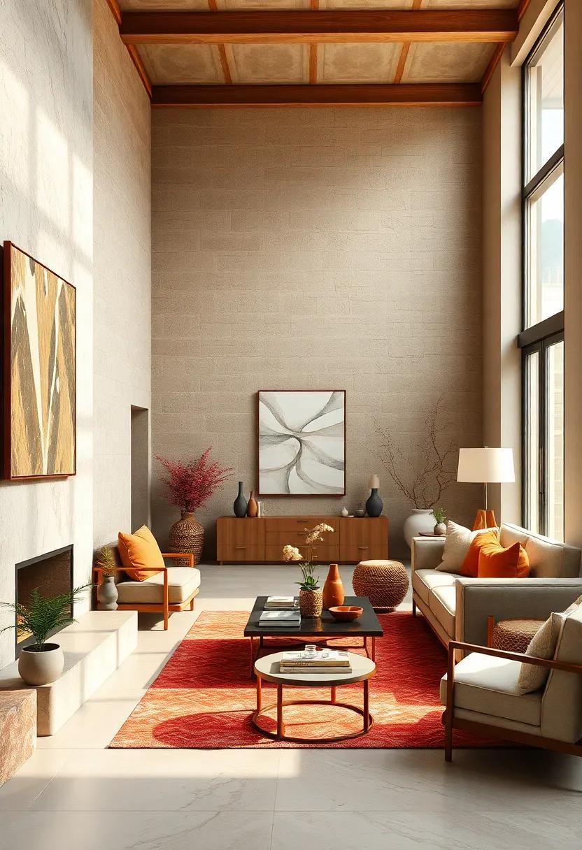 23 Warm Sienna Brown and Ivory Cozy Interior Ideas to Inspire Your Home Comfort